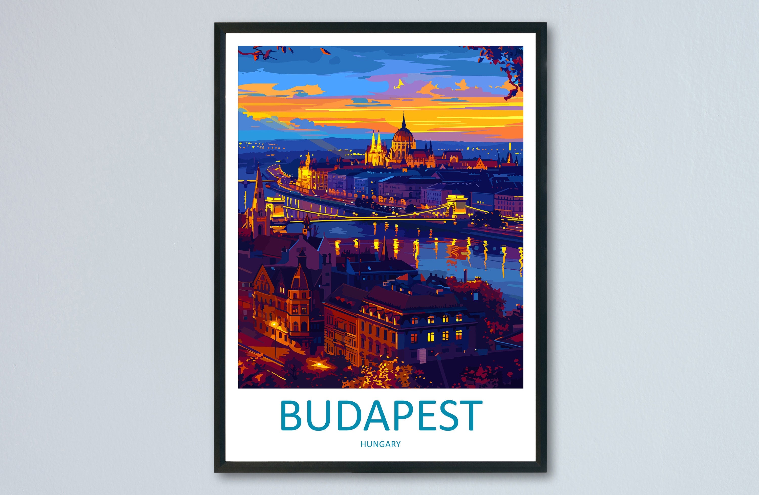 Budapest Travel Print