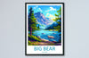 Big Bear Lake Travel Print