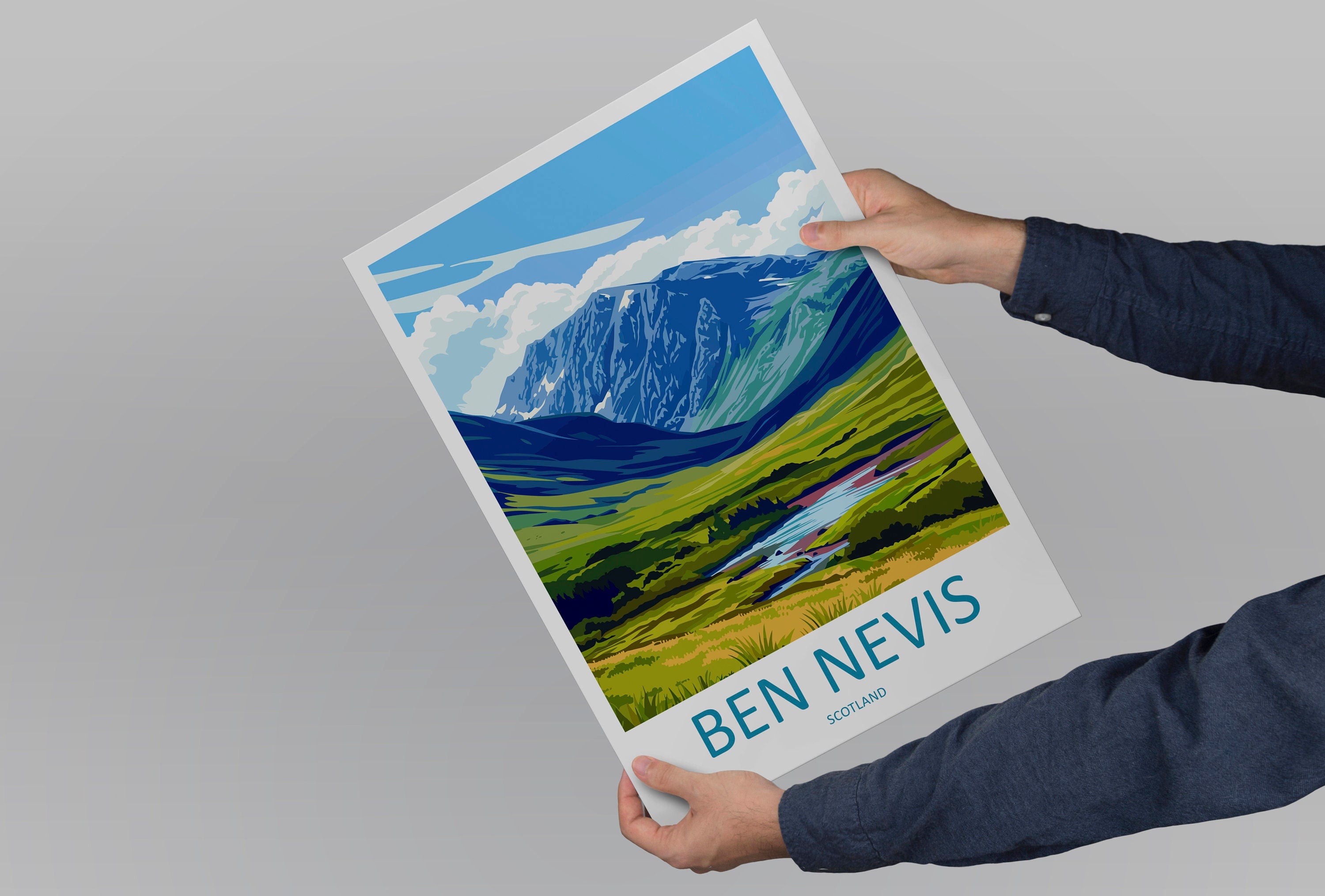 Ben Nevis Travel Print