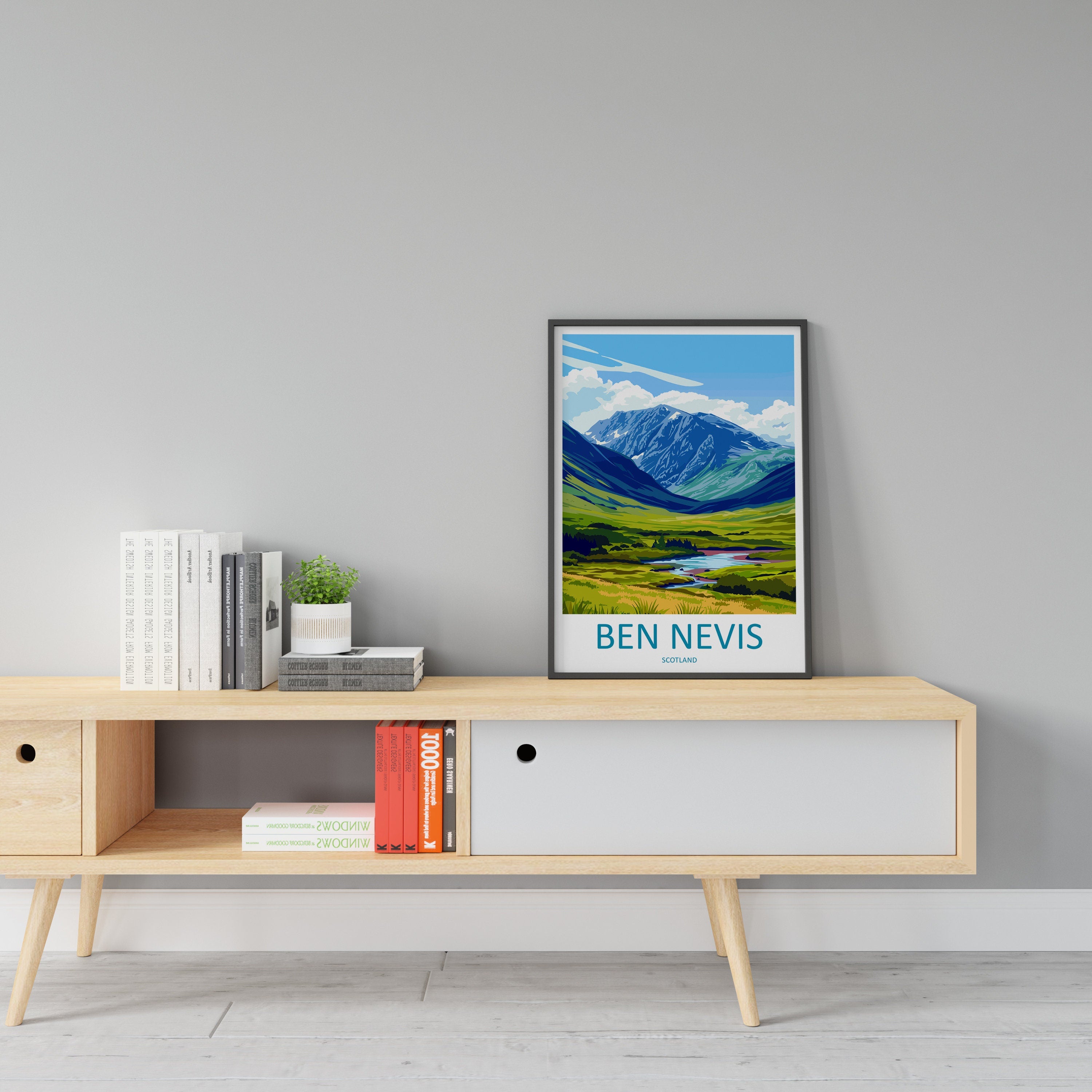 Ben Nevis Travel Print