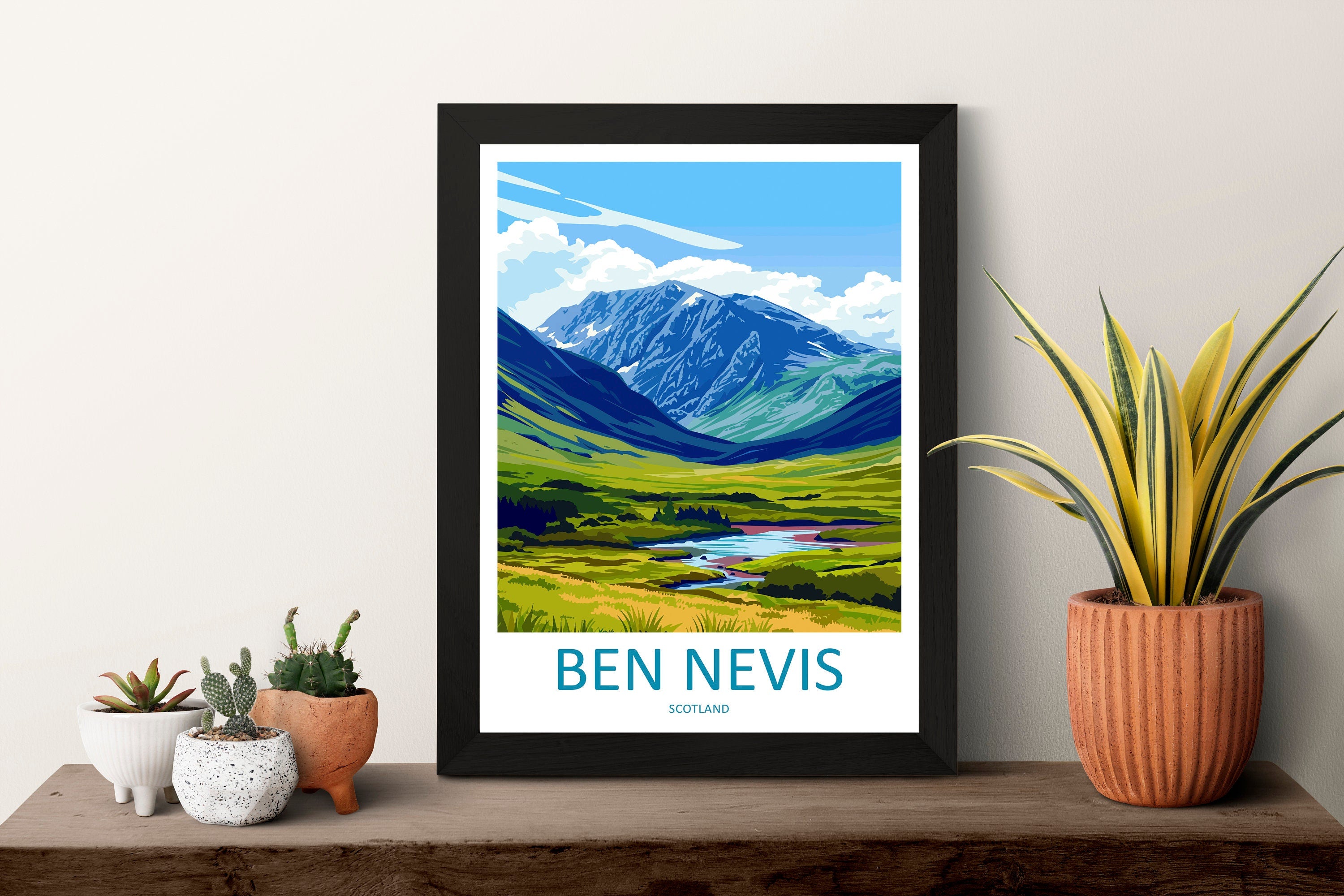 Ben Nevis Travel Print