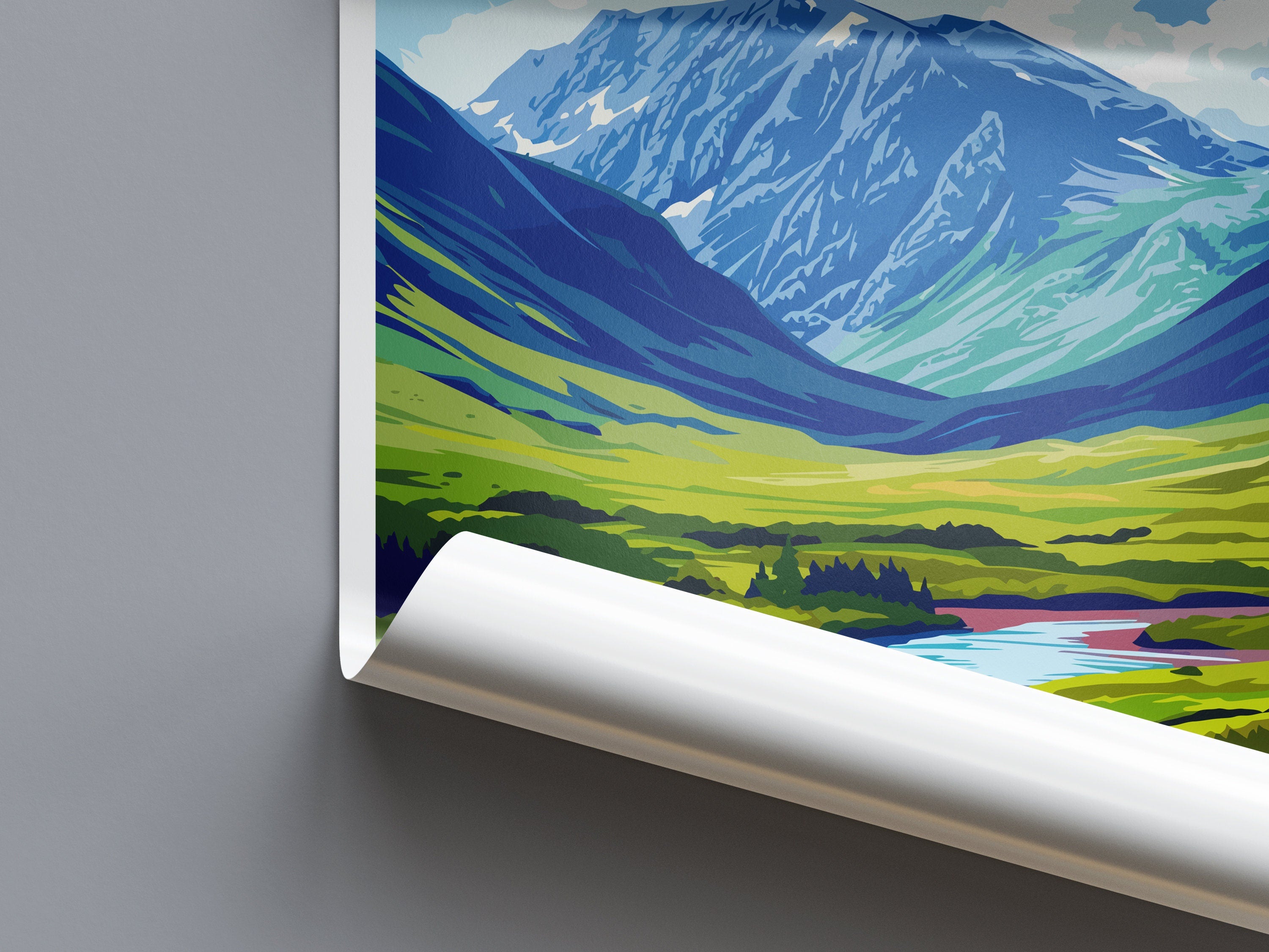 Ben Nevis Travel Print