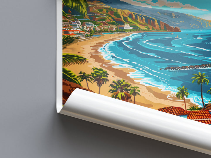 Tenerife Travel Print Wall Art Tenerife Wall Hanging Home Décor Tenerife Gift Art Lovers Spain Art Lover Gift Tenerife Print Spain Wall Art