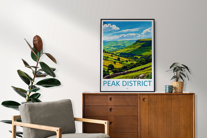 Peak District Print Peak District Home Decor Landscape Art Print Peak District Wall Art Nature Enthusiast Gift Wall Hanging Peak District UK