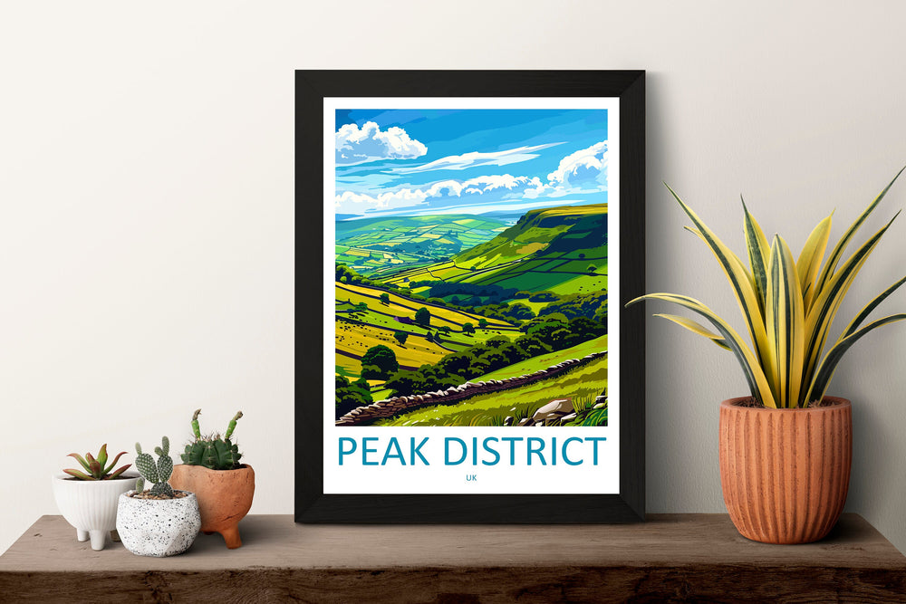 Peak District Print Peak District Home Decor Landscape Art Print Peak District Wall Art Nature Enthusiast Gift Wall Hanging Peak District UK