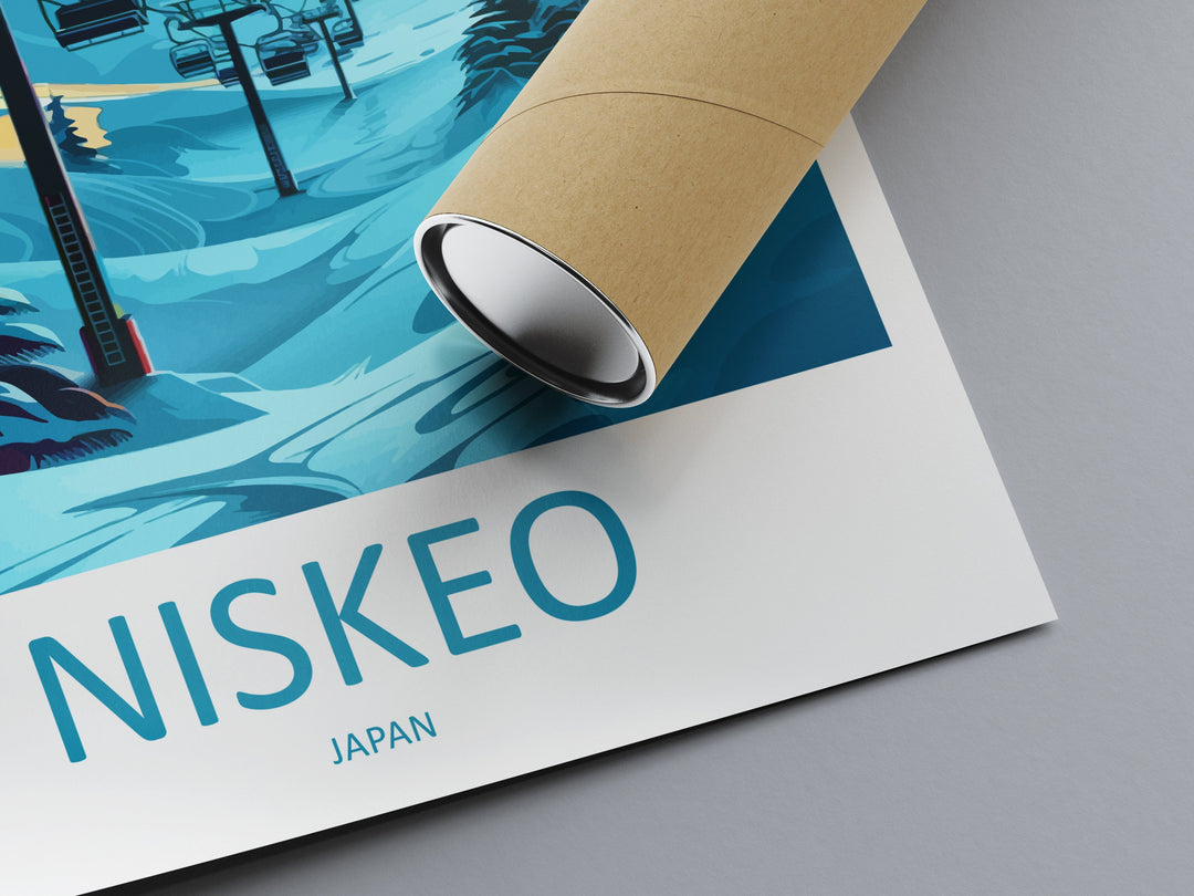 Niseko Travel Print Wall Art Niseko Wall Hanging Home Décor Niseko Gift Art Lovers Ski Art Lover Gift Niseko Print Skiing Niseko Ski Art