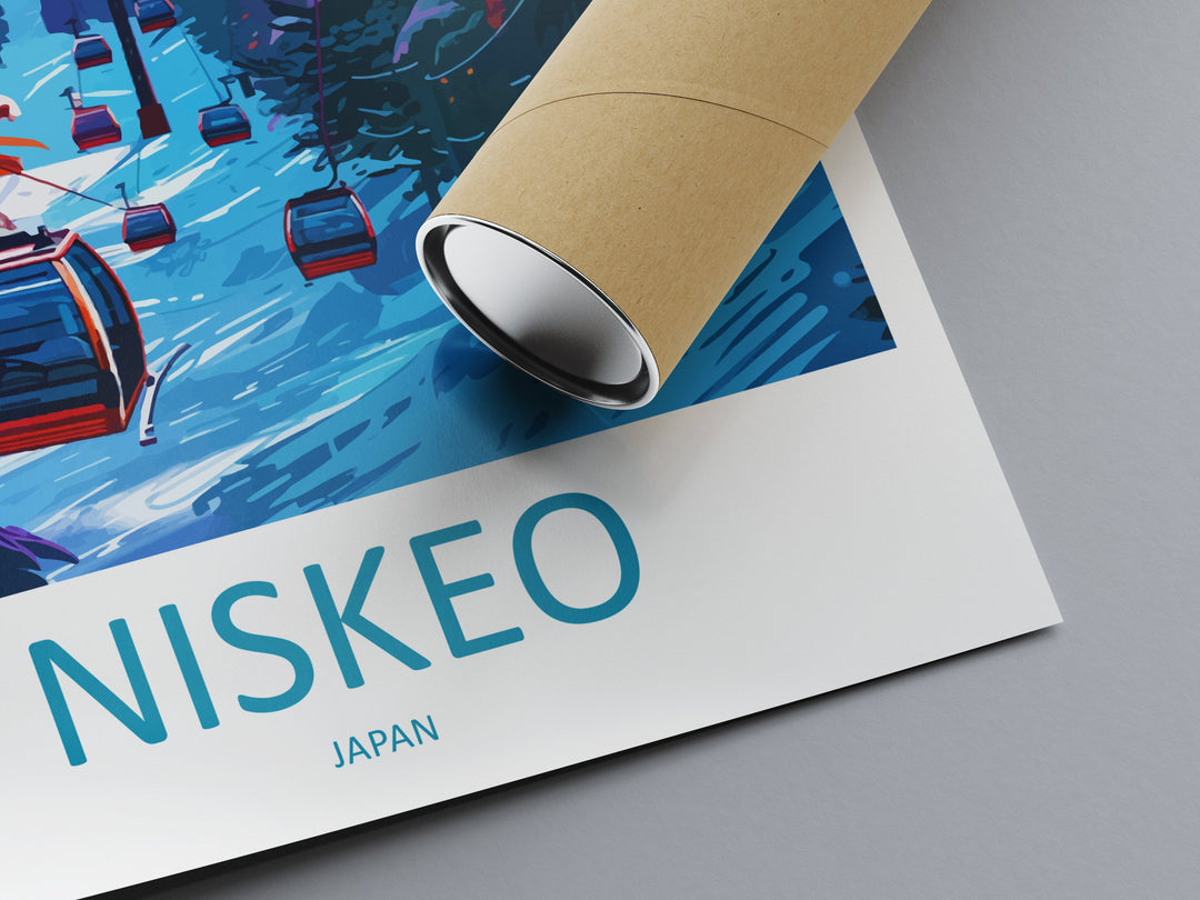 Niseko Travel Print Wall Art Niseko Wall Hanging Home Décor Niseko Gift Art Lovers Ski Art Lover Gift Niseko Print Skiing Niseko Ski Art