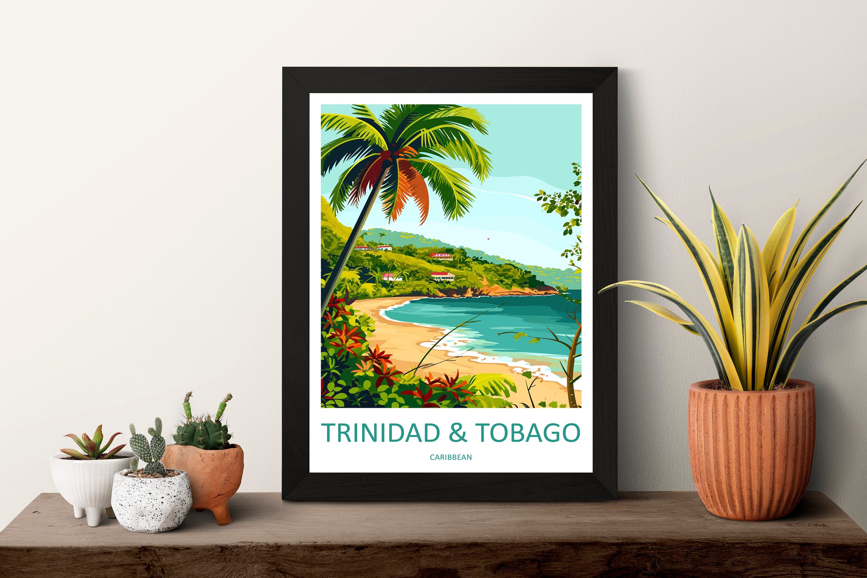 Trinidad and Tobago Travel Print