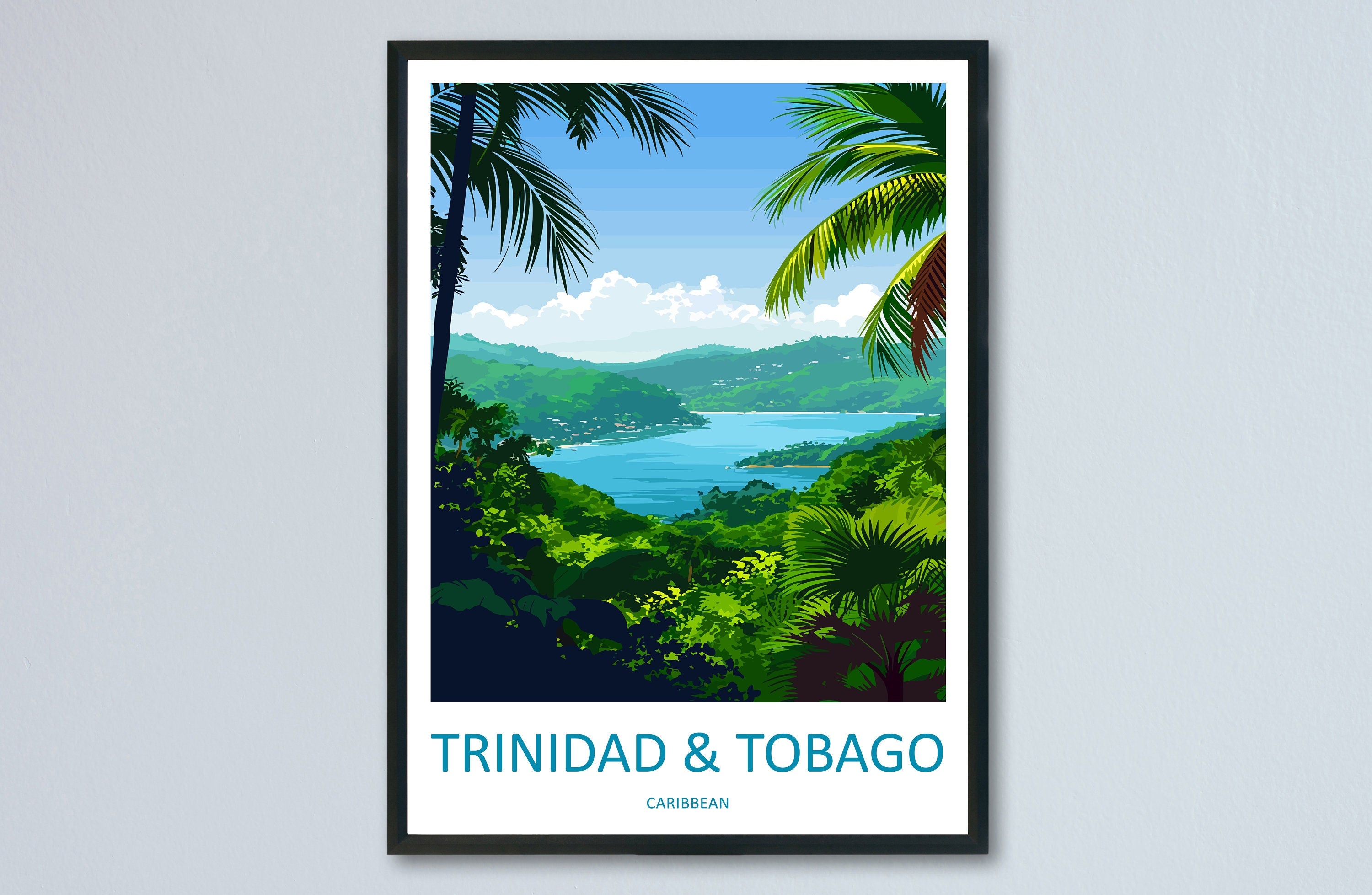 Trinidad and Tobago Travel Print