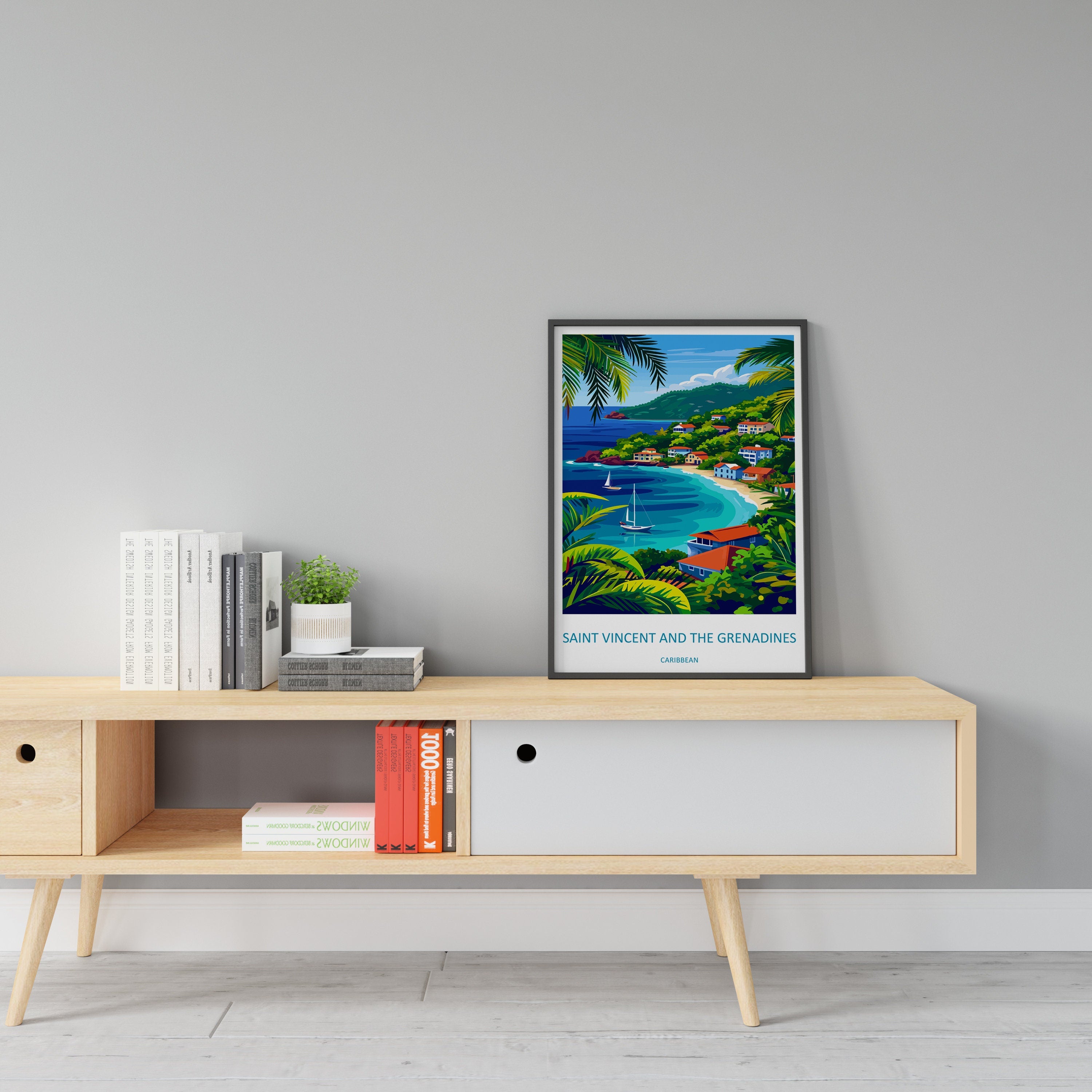 Saint Vincent & The Grenadines Travel Print