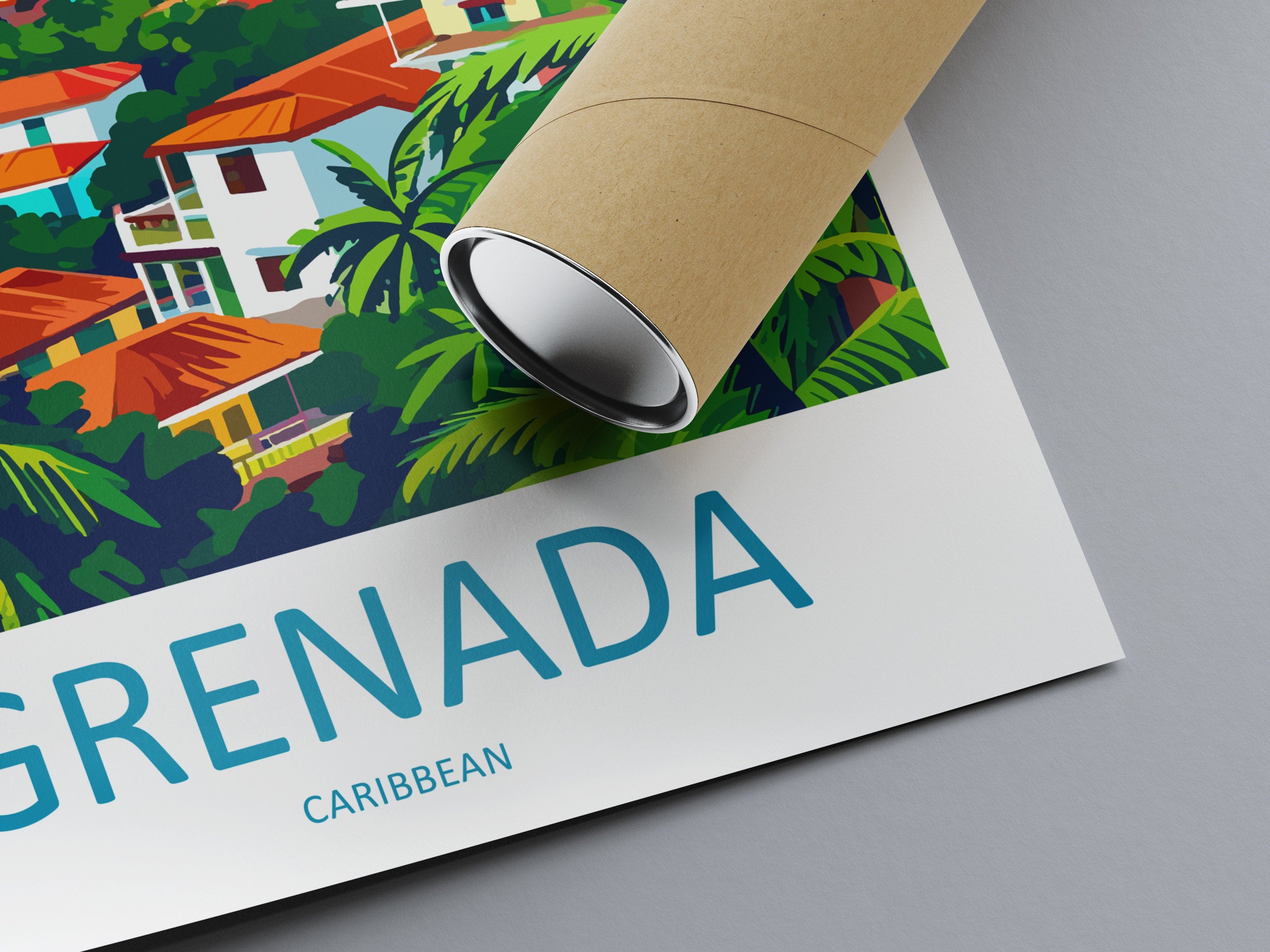 Grenada Travel Print