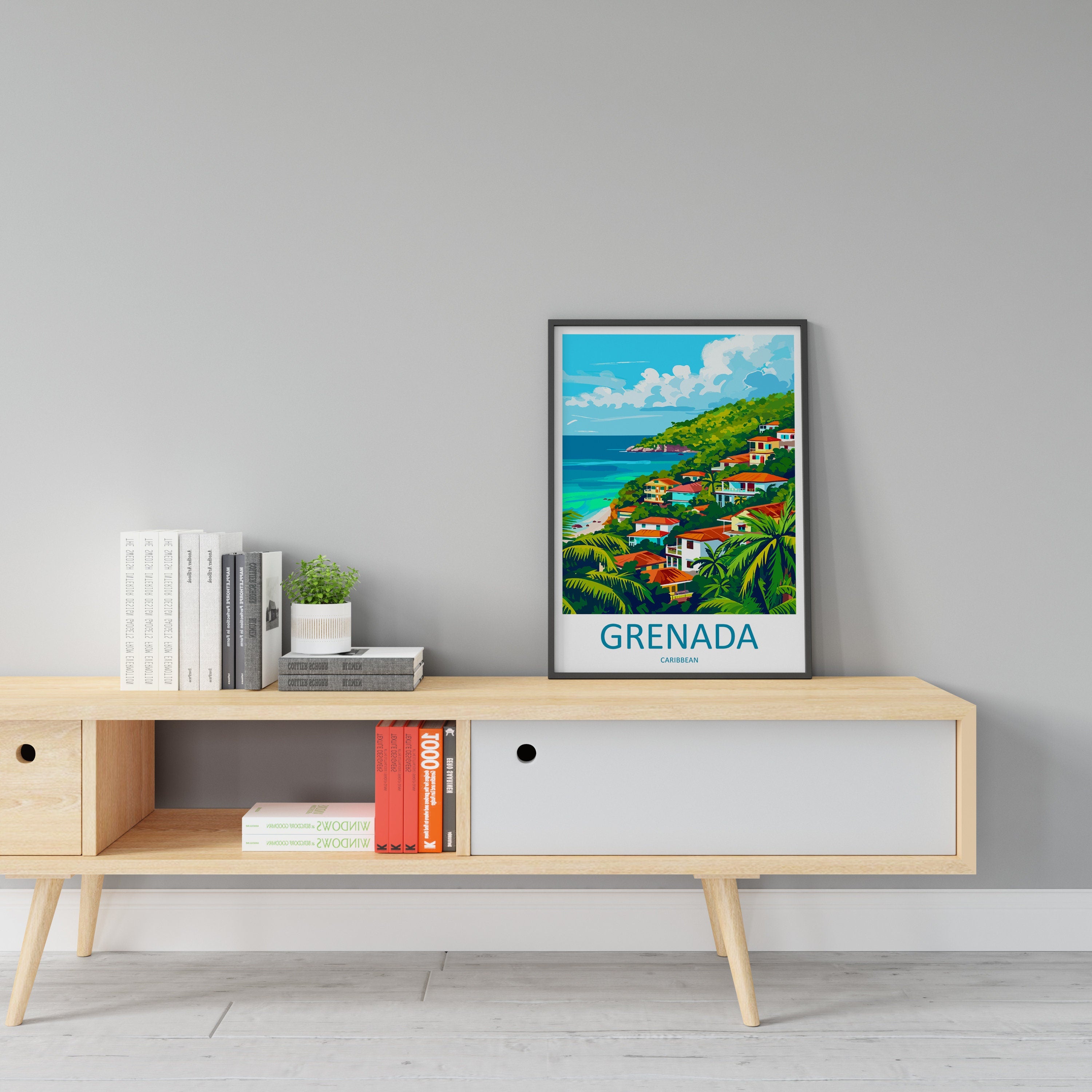 Grenada Travel Print