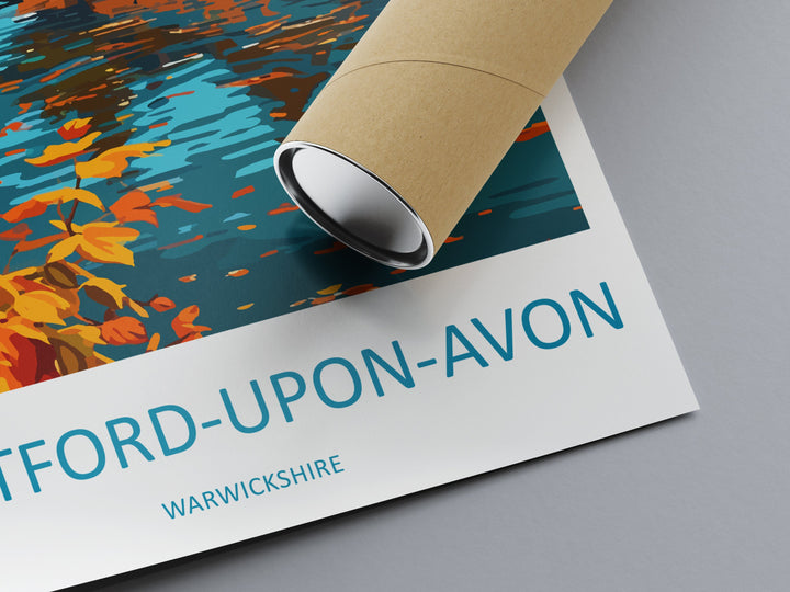Stratford-upon-avon Travel Print Wall Art Stratford-upon-avon Wall Hanging Home Décor Stratford-upon-avon Gift Art Lovers England Art Lover