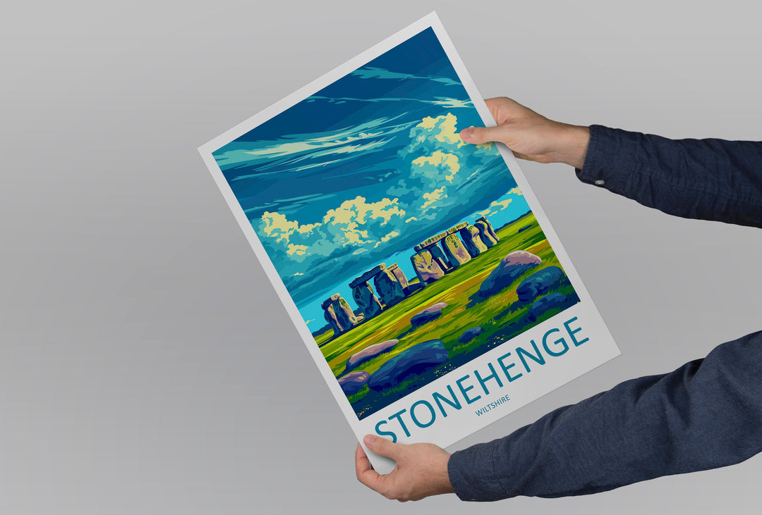 Stonehenge Travel Print Wall Art Stonehenge Wall Hanging Home Decor Stonehenge Gift Art Lovers Wall Art Print Stonehenge Art