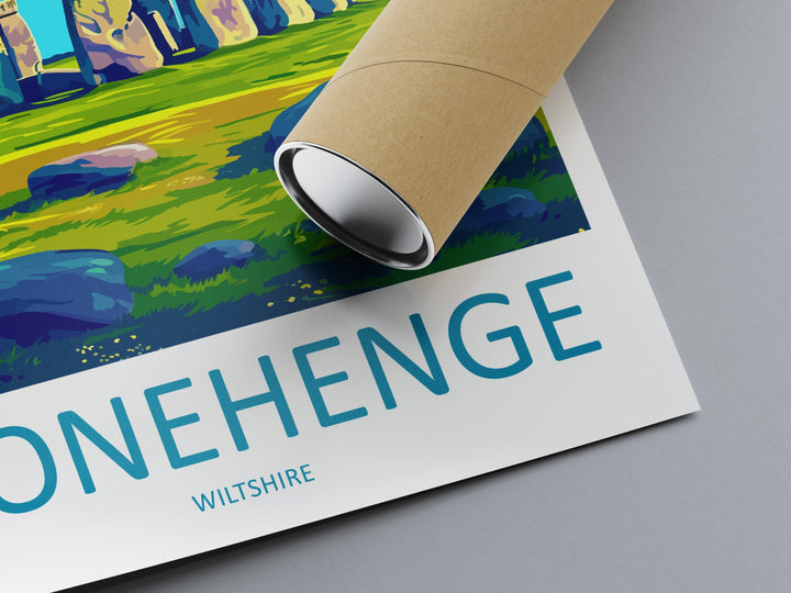 Stonehenge Travel Print Wall Art Stonehenge Wall Hanging Home Decor Stonehenge Gift Art Lovers Wall Art Print Stonehenge Art