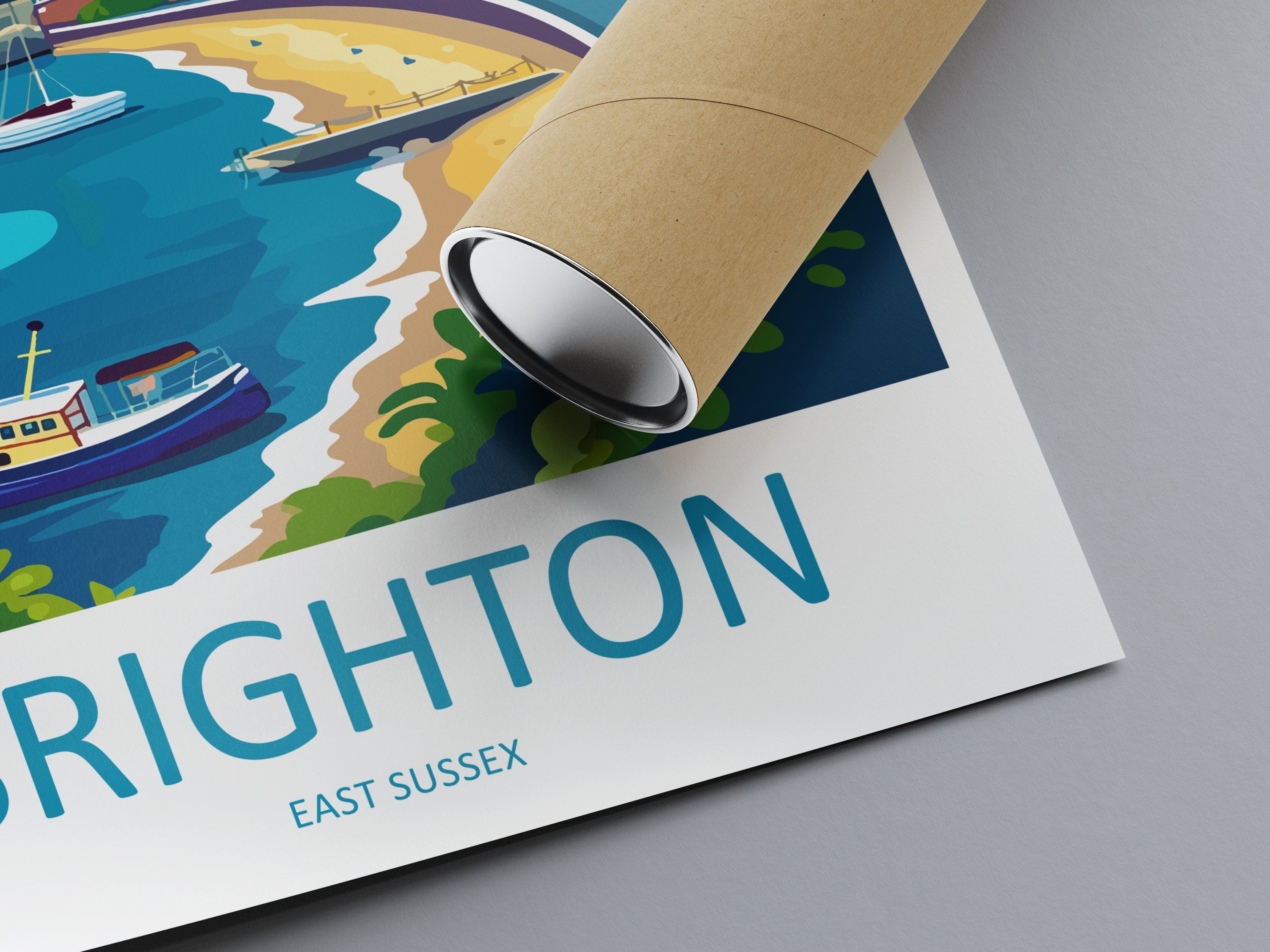 Brighton Travel Print