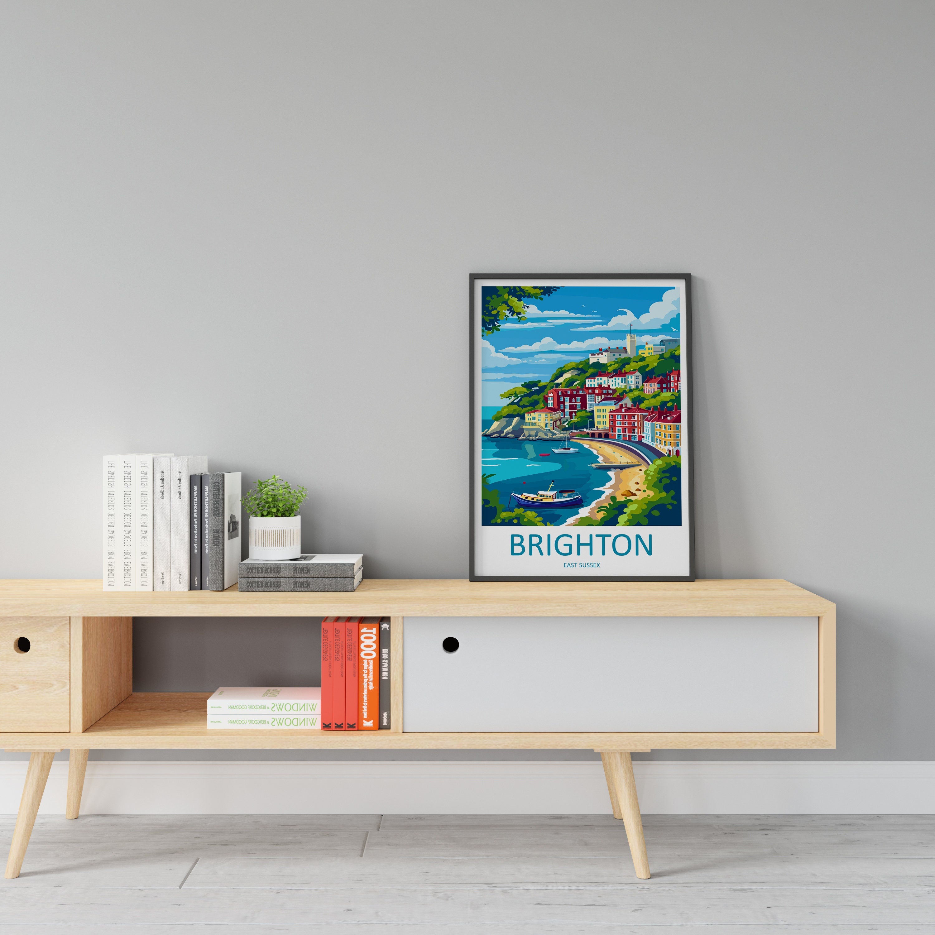 Brighton Travel Print