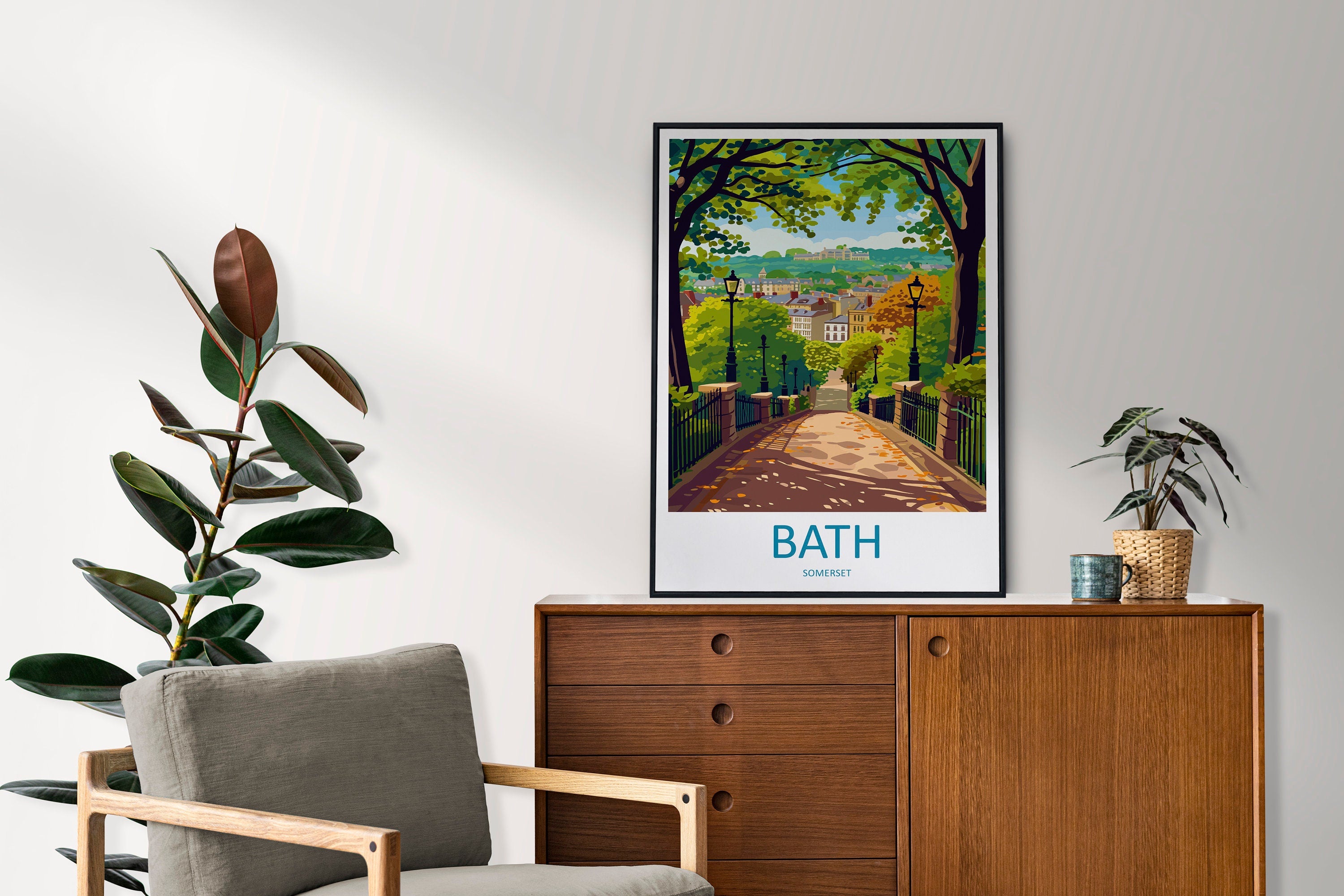 Bath Travel Print