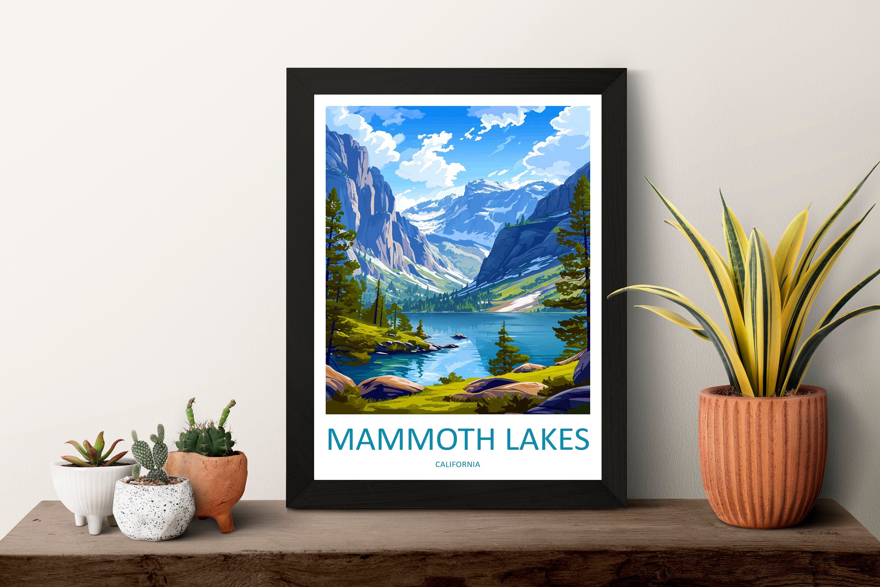 Lake Mammoth Travel Print