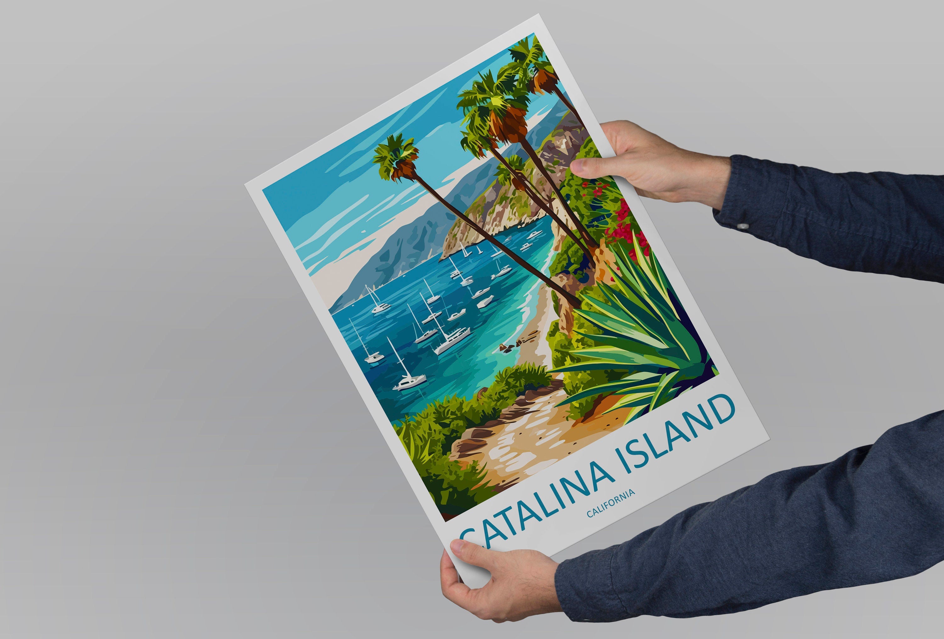 Catalina Island Travel Print