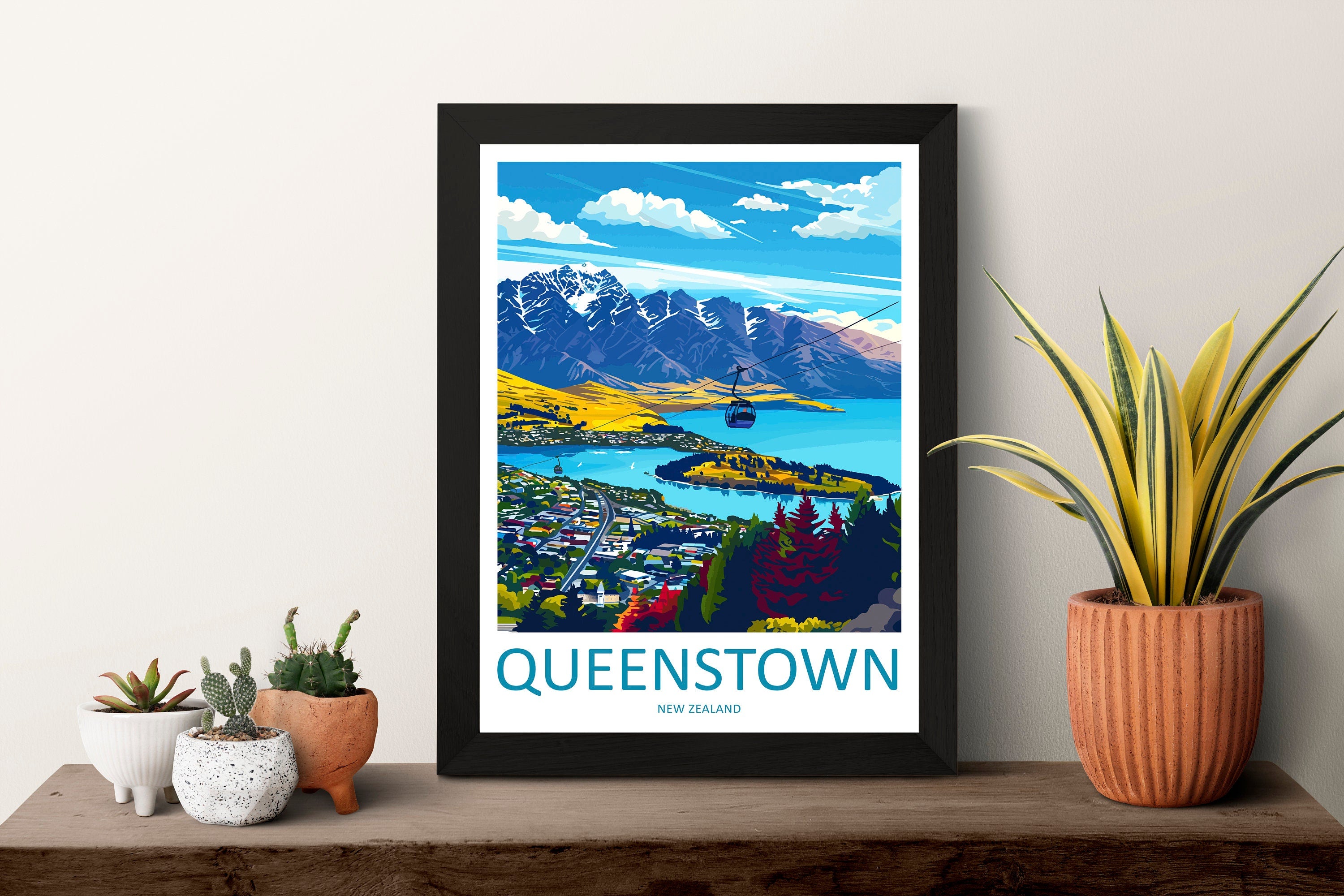 Queenstown Travel Print