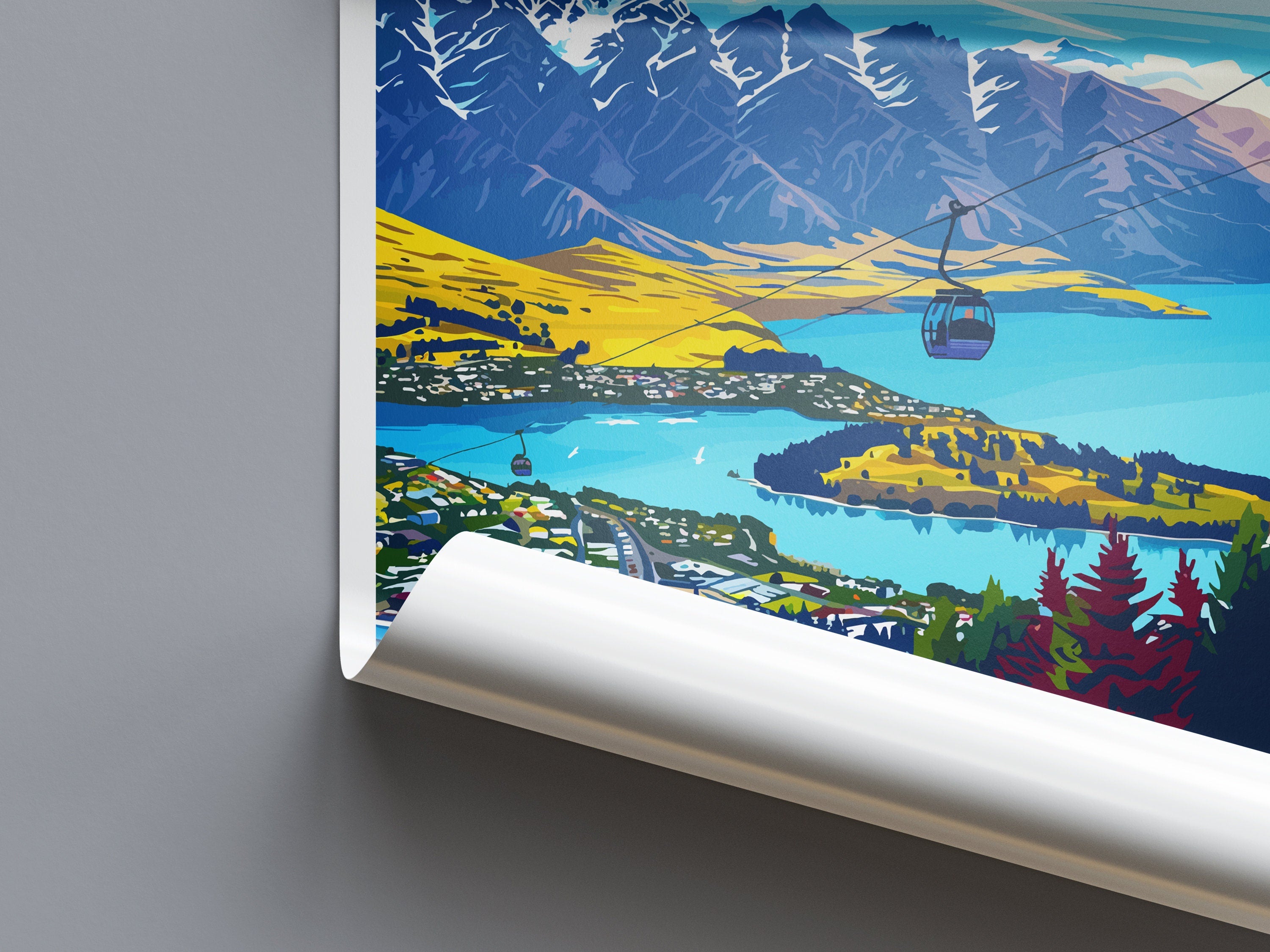 Queenstown Travel Print