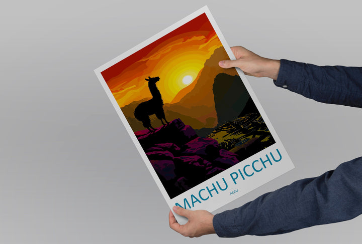 Machu Picchu Travel Print Wall Art Machu Picchu Wall Hanging Home Décor Machu Picchu Gift Art Lovers Peru Art Lover Gift Peru