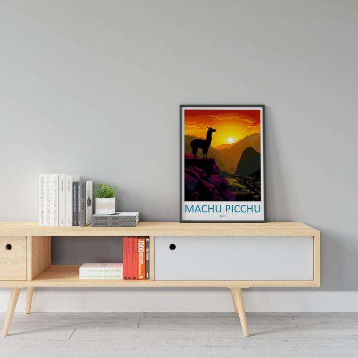 Machu Picchu Travel Print Wall Art Machu Picchu Wall Hanging Home Décor Machu Picchu Gift Art Lovers Peru Art Lover Gift Peru