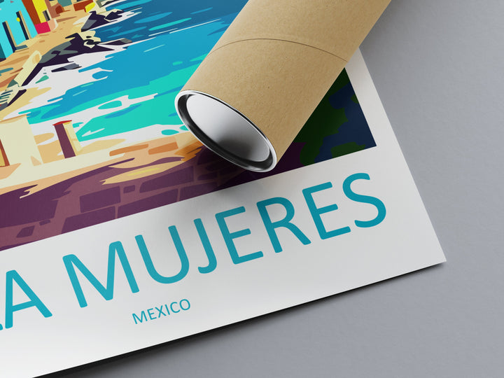 Isla Mujeres Travel Print Wall Art Isla Mujeres Wall Hanging Home Decoration Isla Mujeres Gift Art Lovers Wall Art Print Art Isla Mujeres