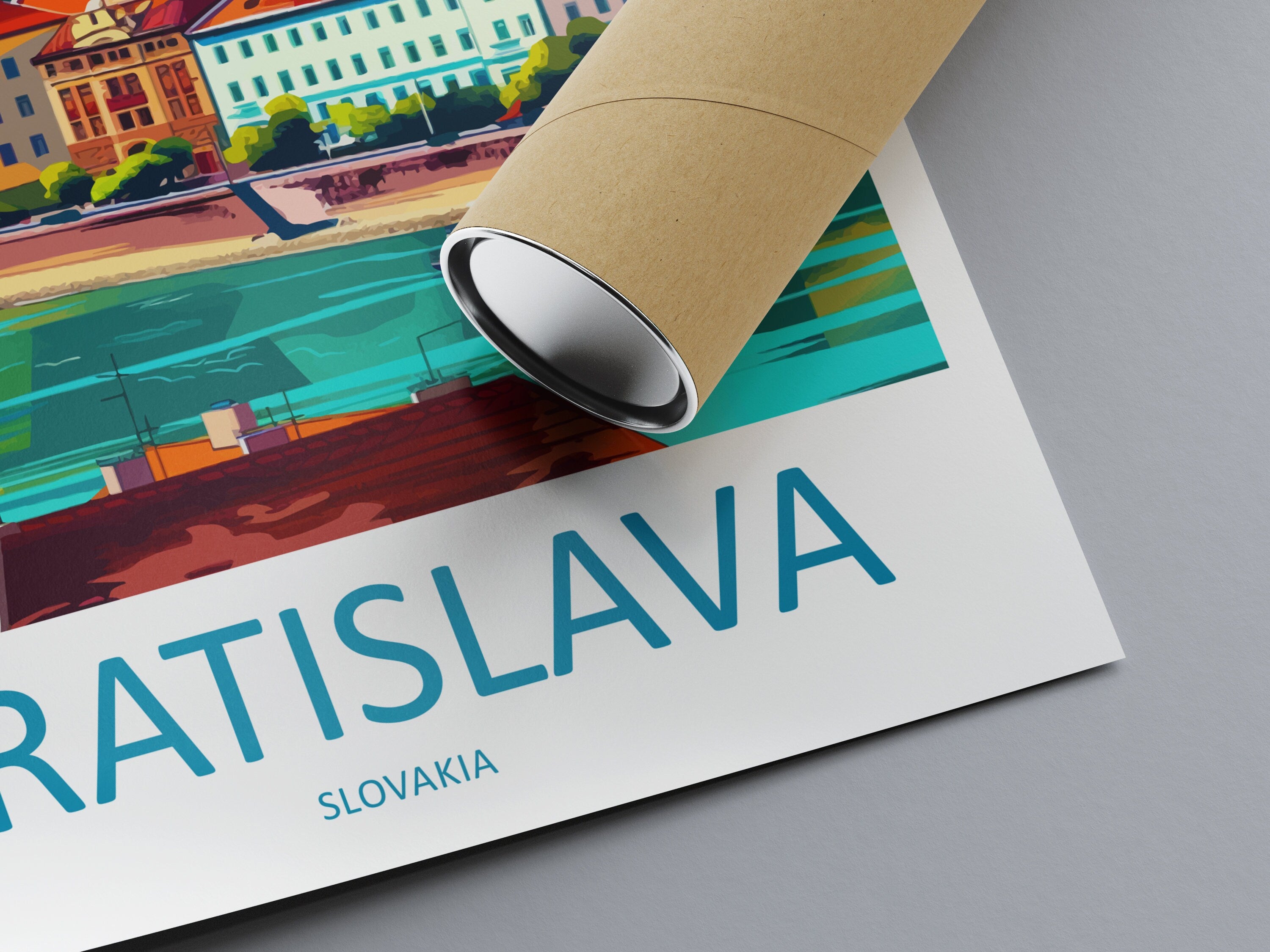 Bratislava Travel Print Bratislava Home Décor Bratislava Art Print Slovakia Wall Print For Slovakia Gift Wall Hanging Bratislava Artwork