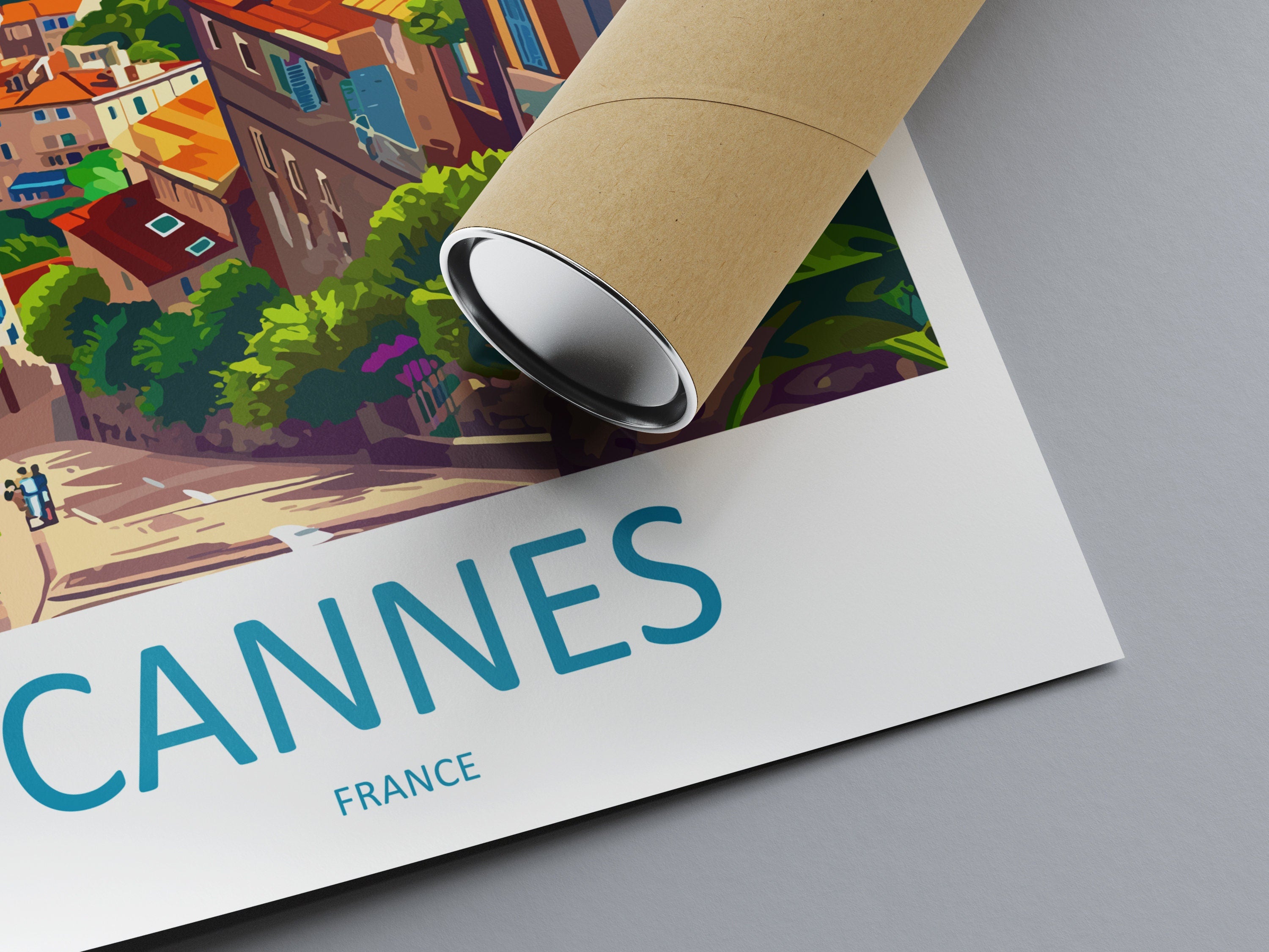 Cannes Travel Print