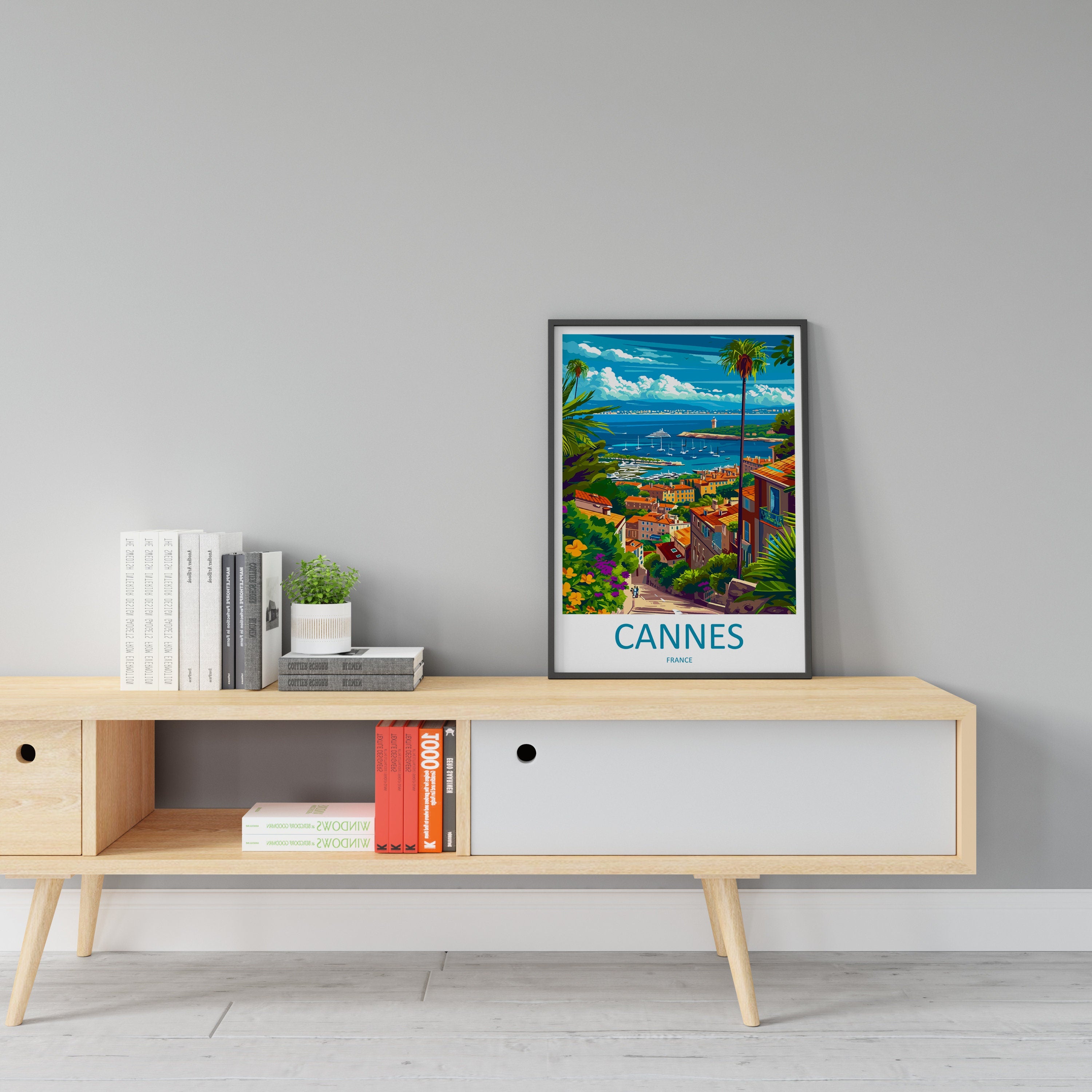 Cannes Travel Print