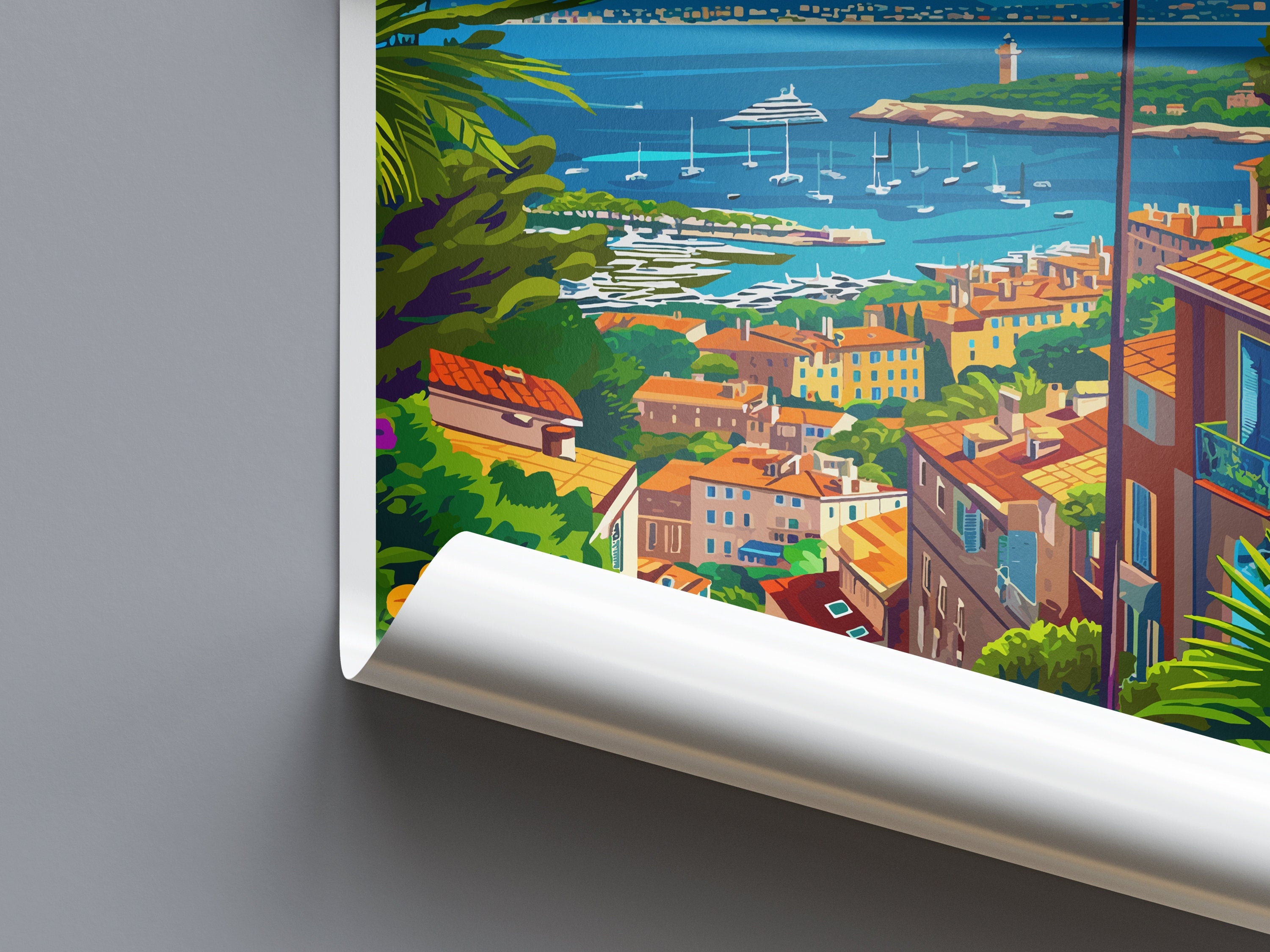 Cannes Travel Print