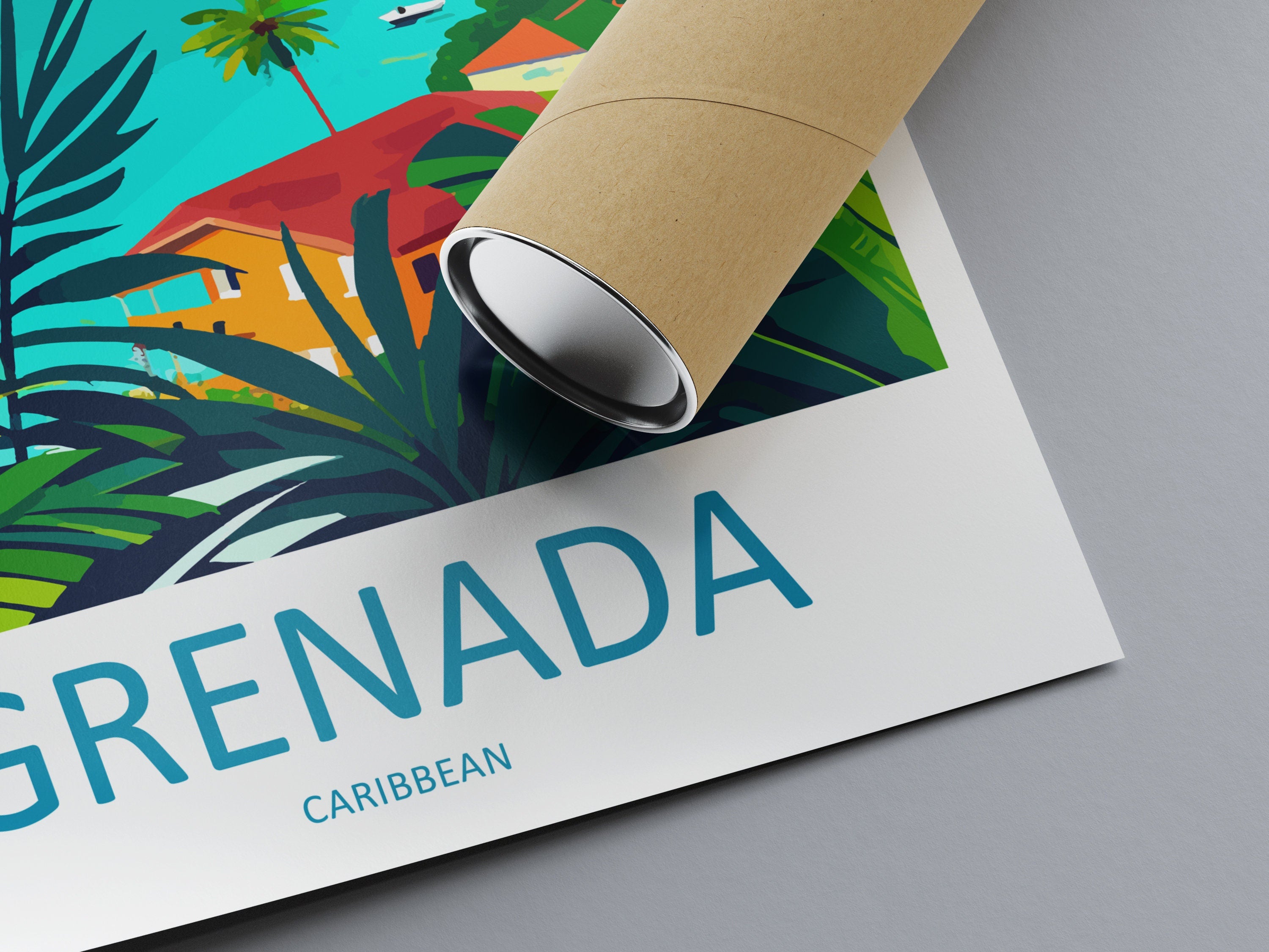 Grenada Travel Print