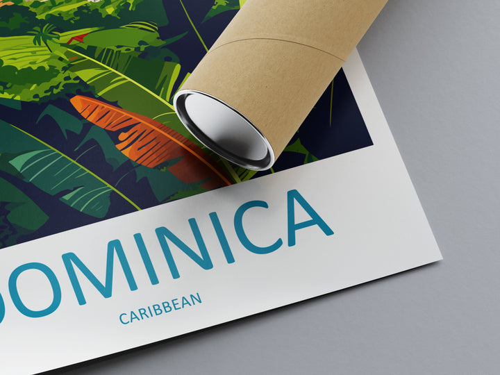 Dominica Travel Print Wall Art Dominica Wall Hanging Home Décor Dominica Gift Art Lovers Wall Art Caribbean Travel Print Poster Gift
