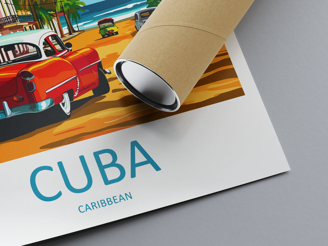 Cuba Travel Print Wall Art Cuba Wall Hanging Home Décor Cuba Gift Art Lovers Wall Art Caribbean Travel Print Poster Gift For Caribbean Art