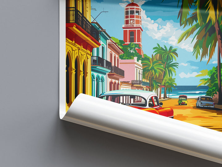 Cuba Travel Print Wall Art Cuba Wall Hanging Home Décor Cuba Gift Art Lovers Wall Art Caribbean Travel Print Poster Gift For Caribbean Art