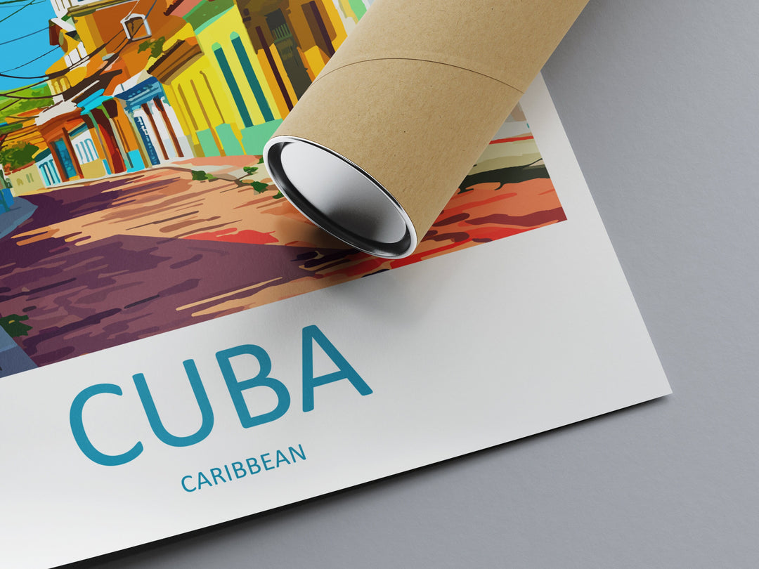 Cuba Travel Print Wall Art Cuba Wall Hanging Home Décor Cuba Gift Art Lovers Wall Art Caribbean Travel Print Poster Gift For Caribbean Art