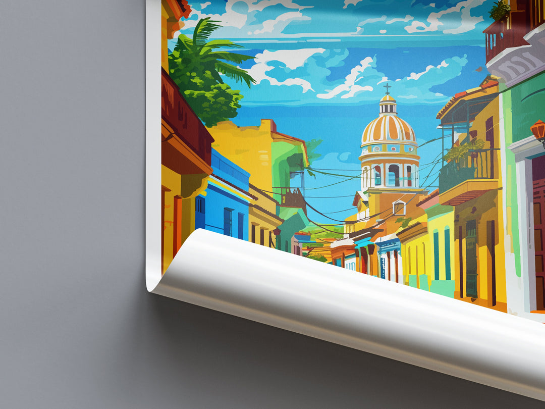 Cuba Travel Print Wall Art Cuba Wall Hanging Home Décor Cuba Gift Art Lovers Wall Art Caribbean Travel Print Poster Gift For Caribbean Art