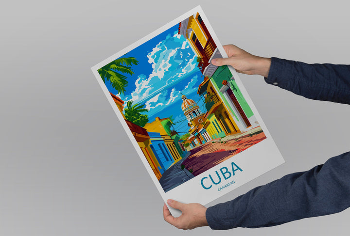 Cuba Travel Print Wall Art Cuba Wall Hanging Home Décor Cuba Gift Art Lovers Wall Art Caribbean Travel Print Poster Gift For Caribbean Art