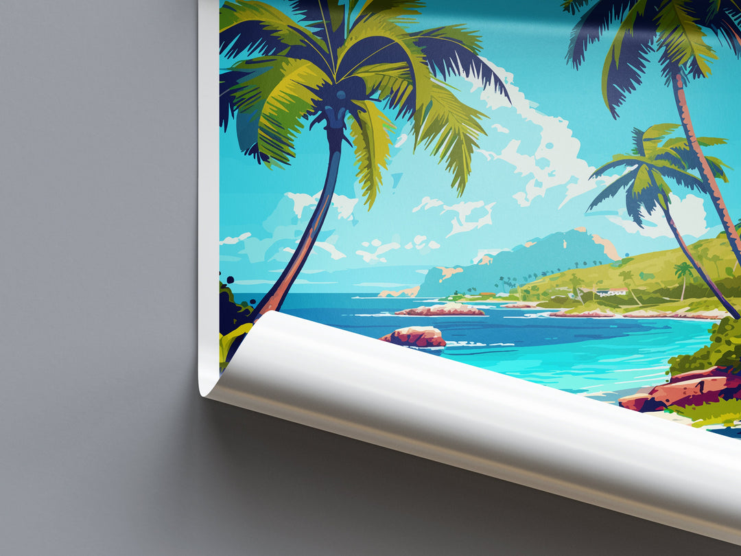 Bonaire Travel Print Wall Art Bonaire Wall Hanging Home Décor Bonaire Gift Art Lovers Wall Art Caribbean Travel Print Poster