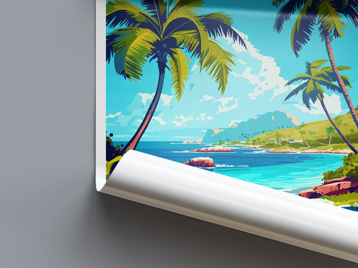 Bonaire Travel Print Wall Art Bonaire Wall Hanging Home Décor Bonaire Gift Art Lovers Wall Art Caribbean Travel Print Poster