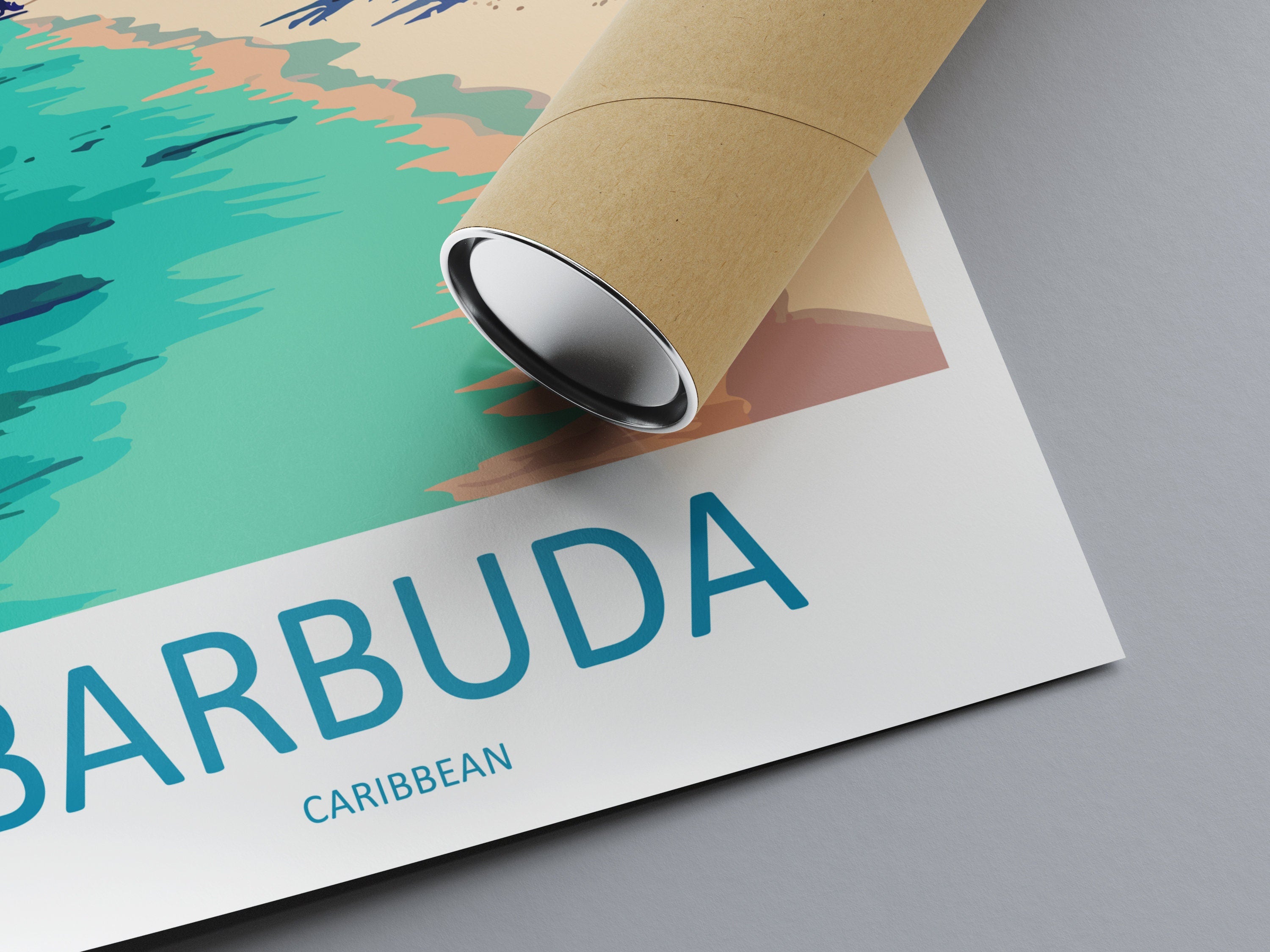 Barbuda Travel Print