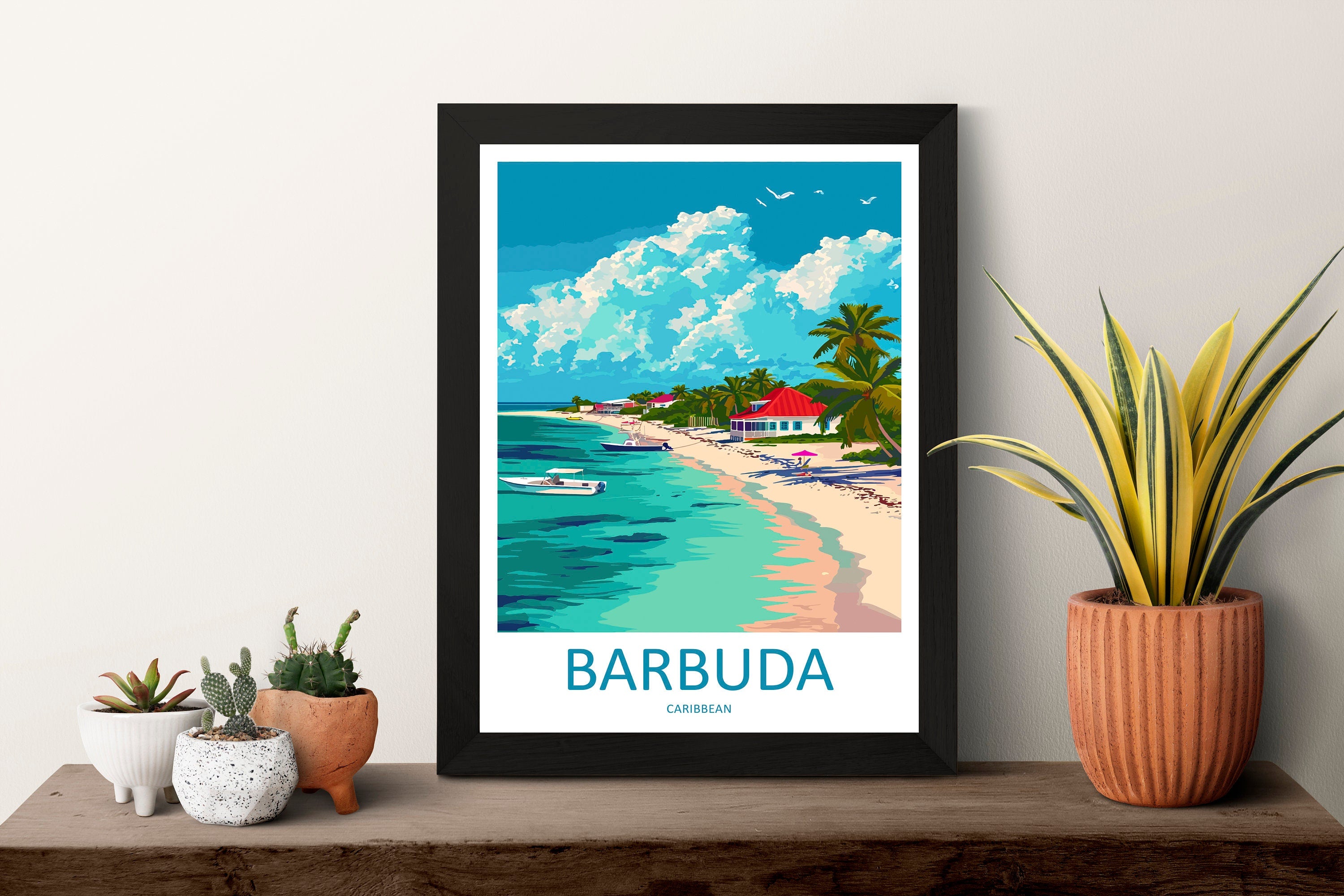 Barbuda Travel Print