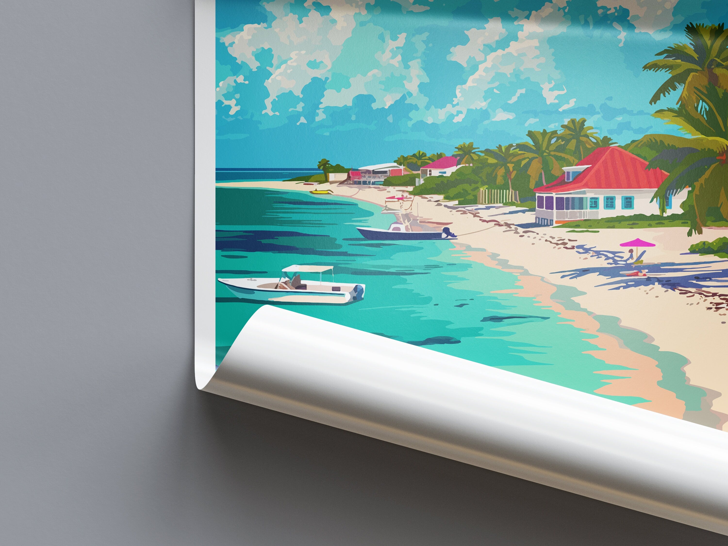 Barbuda Travel Print