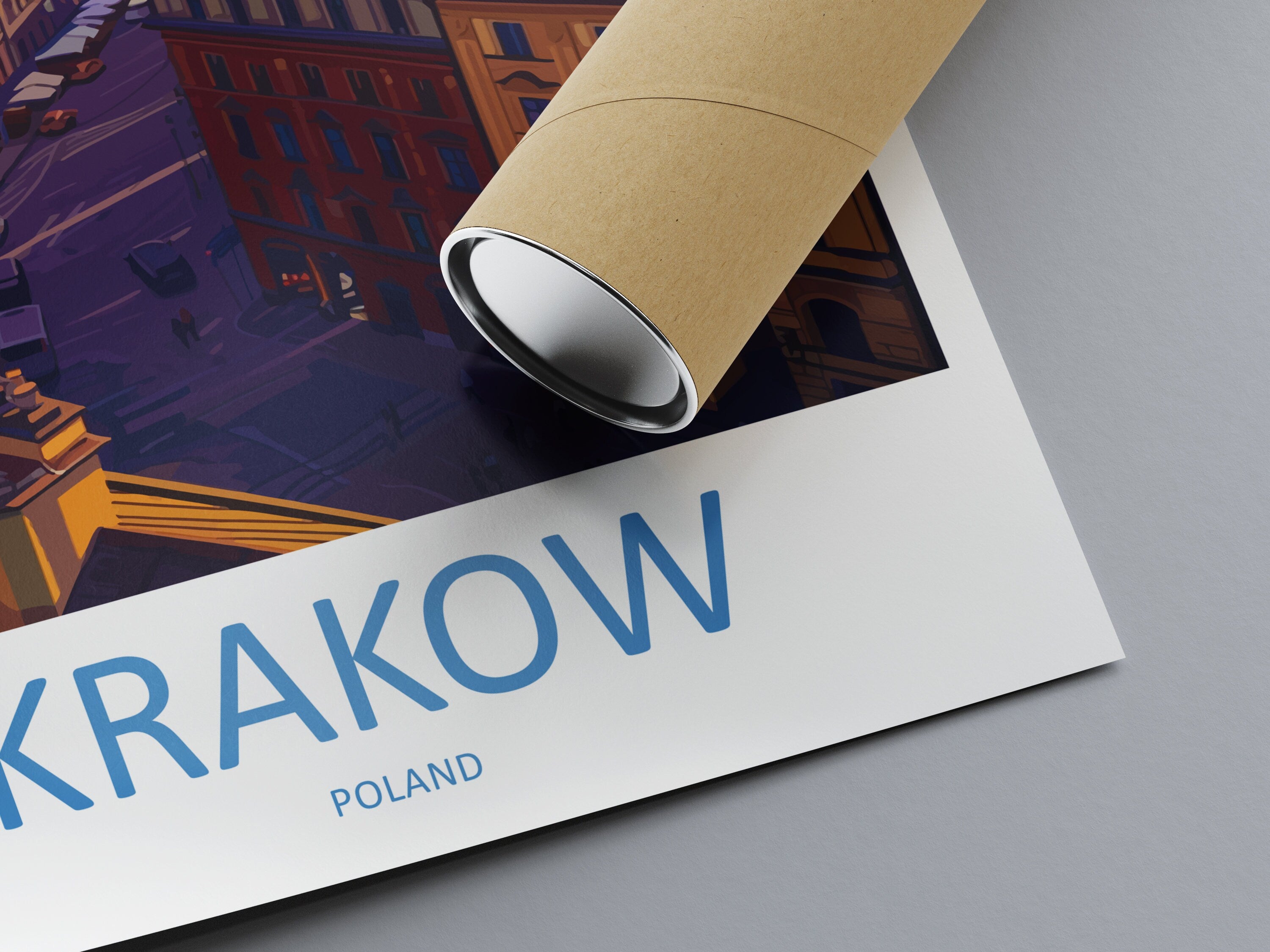 Krakow Travel Print