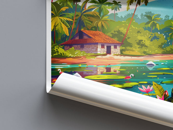 Kerala Travel Print Wall Art Kerala Wall Hanging Home Décor Kerala Gift Art Lovers India Art Lover Gift Wall Décor