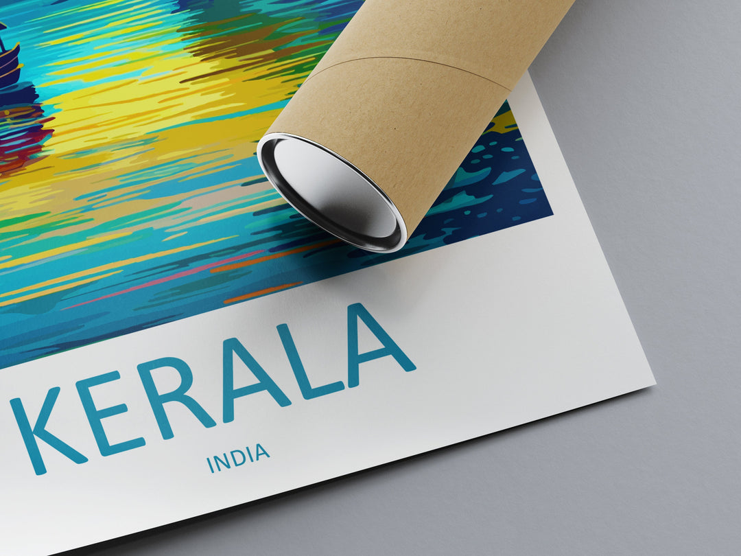 Kerala Travel Print Wall Art Kerala Wall Hanging Home Décor Kerala Gift Art Lovers India Art Lover Gift Wall Décor