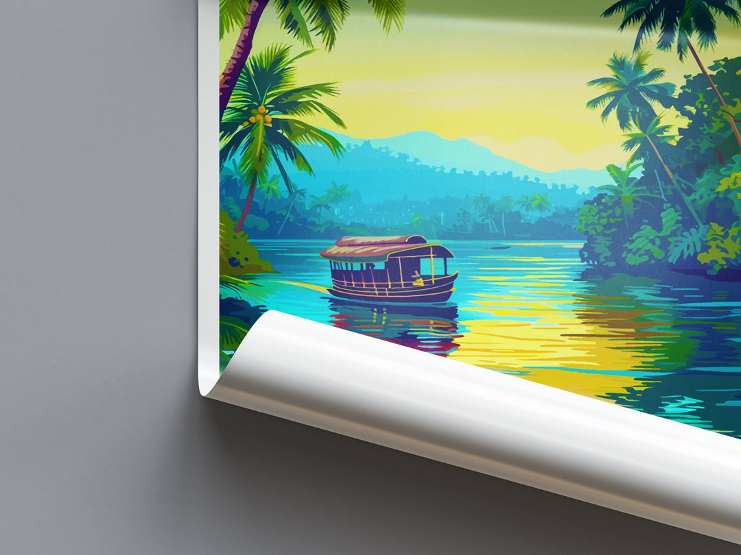 Kerala Travel Print Wall Art Kerala Wall Hanging Home Décor Kerala Gift Art Lovers India Art Lover Gift Wall Décor