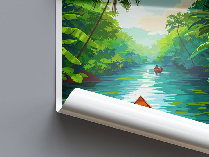 Kerala Travel Print Wall Art Kerala Wall Hanging Home Décor Kerala Gift Art Lovers India Art Lover Gift Wall Décor